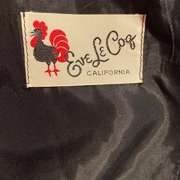 Vintage 60s Retro Cocktail Ruffled Satin Party Dress - Picture 6 of 6